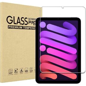 Screen Protector for iPad Mini 6 2021, Tempered Glass Screen Film Guard for iPad Mini 6th Generation 8.3 Inch A2567 A2568 A2569 Anti-Scratch Bubble-free Clear