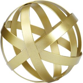 BYHER Gold Decor for Living Room Bedroom Bookshelf Coffee Table, Modern Style Figurine Decorative Ornaments Home Decor for Shelves (8" Art Deco Diamond Statue)