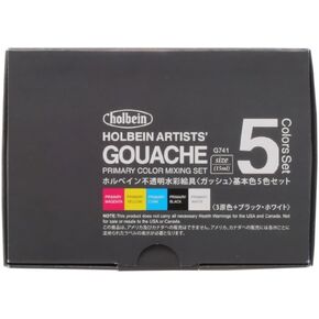 Holbein 5 primary colors set gouache gouache (japan import)