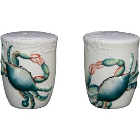 Beachcombers Blue Crab Salt And Pepper Multi