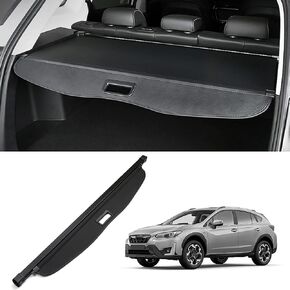 Subaru Crosstrek Impreza Cargo Cover Compatible for Subaru Crosstrek and Impreza Hatckback 2018 2019 2020 2021 2022 2023 Rear Trunk Security Cover Shielding Shade