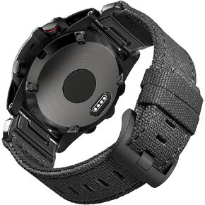 for Garmin Fenix 5X/5X Plus, Fenix 6X/6X Pro, Fenix 7X, Fenix 3/3 HR, Descent, 26mm Nylon Quick Release Watch Band Replacement