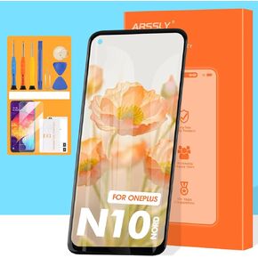 LCD Display for OnePlus Nord N10 5G Screen Replacement with Frame, Digitizer for One Plus Nord N10 5G BE2029 BE2025 BE2026 BE2028 Touch Screen Digitizer Assembly with Tools