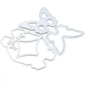 KSCRAFT Butterfly Shaker Bag Topper Metal Cutting Dies for DIY Scrapbooking/Card Making/Kids Fun Decoration Supplies