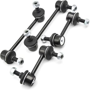 4pcs K750152 K90456 Front Rear Sway Bar Links Suspension Stabilizer Link Left & Right Sway Bar End Link Kit Replacement for K750153 K90457 51320-TA0-A01 51325-TA0-A01