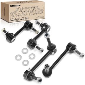 A-Premium Set of 4, Front & Rear Sway Bar Links Kit Stabilizer Bar Links Compatible with Toyota Tacoma 2005-2013