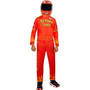 Rubie's Child's Monster Jam El Toro Loco Costume Jumpsuit and Mask, As Shown