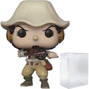 POP One Piece - Usopp Funko Pop! Vinyl Figure (Bundled with Compatible Pop Box Protector Case) Multicolored 3.75 inches