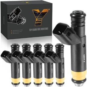 𝐘𝐈𝐇𝐎𝐕𝐘 Fuel Injectors FJ460 fit for Ford 1999-2003 F150 4.2L, Heritage E150 E150 Club Wagon E150 Econoline E150 Econoline Club Wagon E250 E250 Econoline 4.2L 1999-2004, 800-1467N, 8001467N (6)