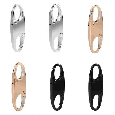 WFULING-6pcs السحابات السحابات مكافحة سرقة الردع العالمي سستة سحب استبدال مفتاح قلادة الملحقات حقيبة الظهر حقيبة يد سلسلة المفاتيح شنقا حبل in Saudi Arabia