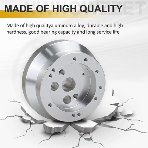 5 & 6 Hole Billet Steering Wheel Hub Adapter,Aluminum Polished Short Hub Adapter Fit for GM Chevy GMC Trucks and Vans Jeep Buick Cadillac Pontiac Oldsmobile 1969-1994 Selected Model in Saudi Arabia