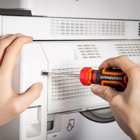 فانكويش طقم مفك مغناطيسي مكون من 8 قطع، 4 فتحات و4 أطراف فيليبس، مجموعة أدوات للمنزل 2153 in Kuwait