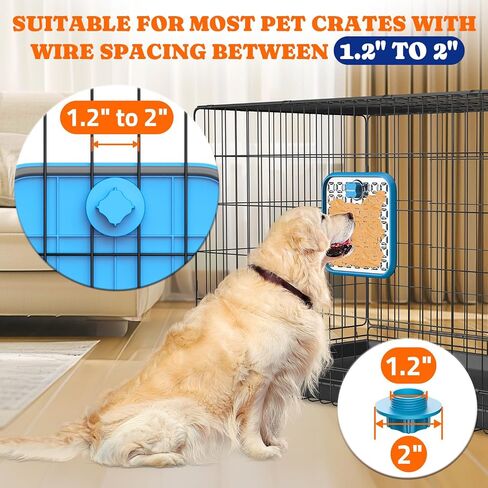 Stainless Steel Lick Mat for Dogs and Cats: Large Licking Mat for Small Large Dogs, Pet Lick Pad for Crate Boredom & Anxiety Reduce, Slow Feeding, Cat Slow Feeder Mat with Spatula, Scrubbing Brush in Kuwait