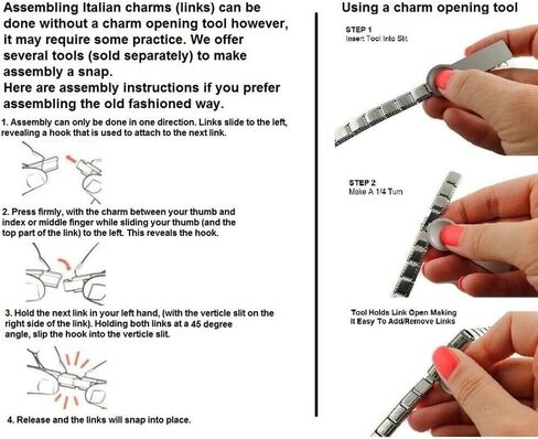 UNY JEWEL Italian Charm 9mm Stainless Steel Cannabis Leaf Design Marijuana Weed 420 Moda Modular Charm Link for Bracelets Unisex Jewelry in Kuwait