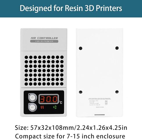 Mini Heater for 3D Resin Printer, AUERVO Lightweight 3D Printer Thermostat Temperature Controller Heating Cooling Temp Control for LCD DLP 3D Printer in Saudi Arabia