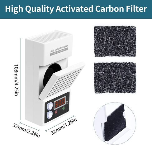 Mini Heater for 3D Resin Printer, AUERVO Lightweight 3D Printer Thermostat Temperature Controller Heating Cooling Temp Control for LCD DLP 3D Printer in Saudi Arabia