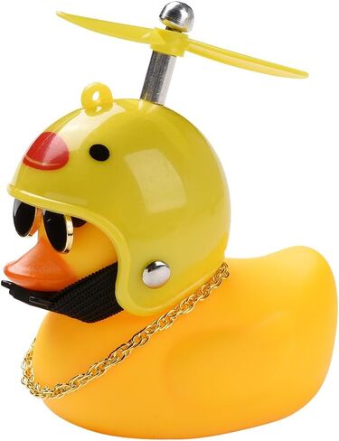 3 Pack Rubber Duck Car Ornaments Yellow Squeak Ducks Car Dashboard Decorations Accessories with Mini Swim Ring Sun Hat Necklace Sunglasses in Saudi Arabia