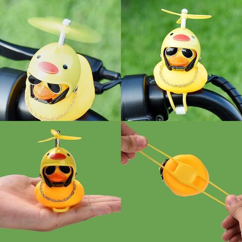 3 Pack Rubber Duck Car Ornaments Yellow Squeak Ducks Car Dashboard Decorations Accessories with Mini Swim Ring Sun Hat Necklace Sunglasses in Saudi Arabia