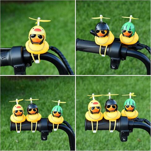 3 Pack Rubber Duck Car Ornaments Yellow Squeak Ducks Car Dashboard Decorations Accessories with Mini Swim Ring Sun Hat Necklace Sunglasses in Saudi Arabia