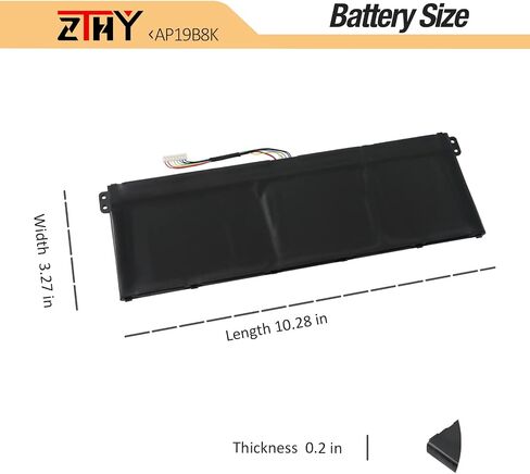 ZTHY AP19B8K AP19B5K استبدال بطارية الكمبيوتر المحمول لشركة أيسر أسباير 3 A315-56 A315-57 A315-57G A315-58 A315-58G A315-59 A315-59G A317-52 A317-53 A317-53G Aspire 5 A514-53 Extensa 15 EX215- 54 EX215-54G in Saudi Arabia