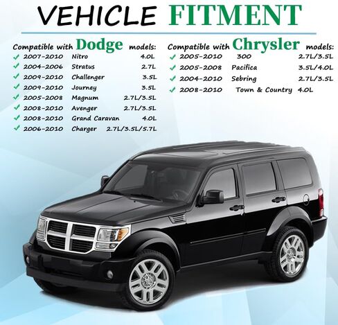 حاقن الوقود يناسب دودج: نيترو/تشالنجر/ماغنوم/رحلة/ستراتوس/تشارجر/أفينجر/جراند كارافان، لكرايسلر: 300/سيبرينج/باسيفيكا/تاون آند كانتري، 2004-2010 2.7L/3.5L/4.0L، 0280158028( 6 قطع) in Kuwait