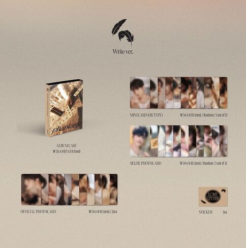 The Boyz Phantasy_Pt.3 Love Letter 2nd Album Contents+Photocard+Sticker+etc+Tracking Sealed TBZ (Stanard Set(Write+Send)) in Saudi Arabia