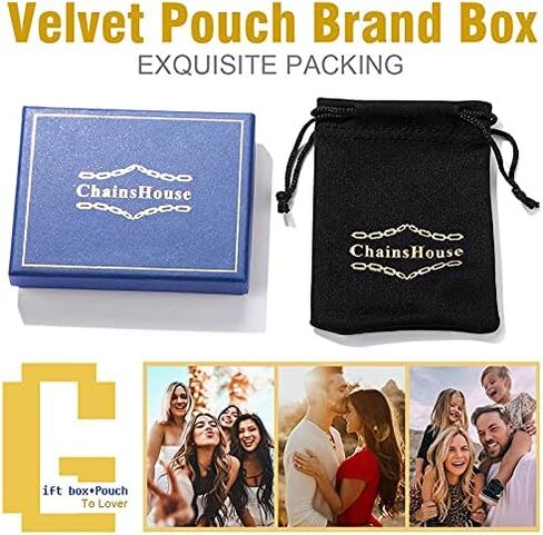 ChainsHouse 9mm 20" سلسلة الكوبية قلادة الرجال سوار 19cm in Kuwait