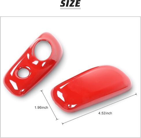 JeCar Auto Gear Shift Knob Cover Trim Sticker for 2009-2014 Ford F150 (Red) in Kuwait