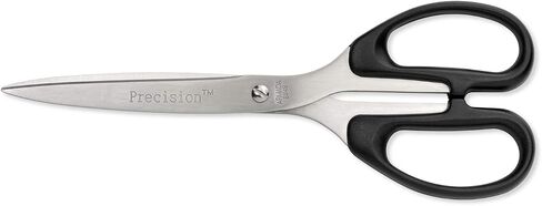 Hygloss-Armada Precision™ Heavy-Gauge Scissors - Comfortable Handles, Stainless Steel Blades, Vinyl Bags for Safe Storage - Crafts, Classroom, Home and Office - 8.25-Inches - Black - 1 Pair in Saudi Arabia