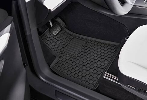 Fits 2017-2024 Nissan Armada / 2017-2024 Infiniti QX80 Floor Mats Front & 2nd & 3 Row Liner Set 3D Custom Fit All-Weather Full Set Liners, Black (Bucket seat Models) in Saudi Arabia