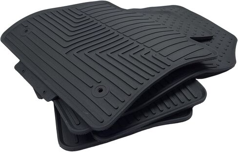 Fits 2017-2024 Nissan Armada / 2017-2024 Infiniti QX80 Floor Mats Front & 2nd & 3 Row Liner Set 3D Custom Fit All-Weather Full Set Liners, Black (Bucket seat Models) in Saudi Arabia