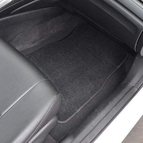 BDK INTERLOCK Car Floor Mats - Secure No-Slip Technology for Automotive Interiors - 4pc Inter-Locking Carpet (Beige) in Saudi Arabia