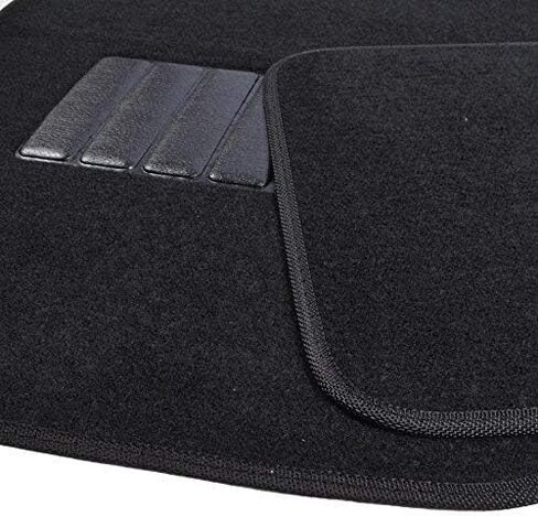 BDK INTERLOCK Car Floor Mats - Secure No-Slip Technology for Automotive Interiors - 4pc Inter-Locking Carpet (Beige) in Saudi Arabia