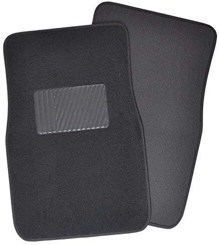 BDK INTERLOCK Car Floor Mats - Secure No-Slip Technology for Automotive Interiors - 4pc Inter-Locking Carpet (Beige) in Saudi Arabia