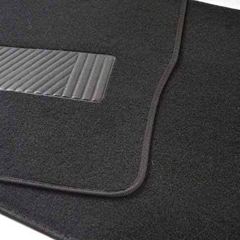 BDK INTERLOCK Car Floor Mats - Secure No-Slip Technology for Automotive Interiors - 4pc Inter-Locking Carpet (Beige) in Saudi Arabia