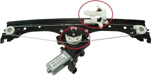 طقم إصلاح منظم النافذة متوافق مع فيات 500 2009-2019 جانب الراكب الأمامي الأيمن 68070267AD in Kuwait