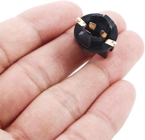 10 PCS Twist Lock Socket, T10 Light Socket Instrument Panel Socket Wedge Bulb Plug Dash Light Bulb Base Lock Dashboard Bulb Base in Saudi Arabia