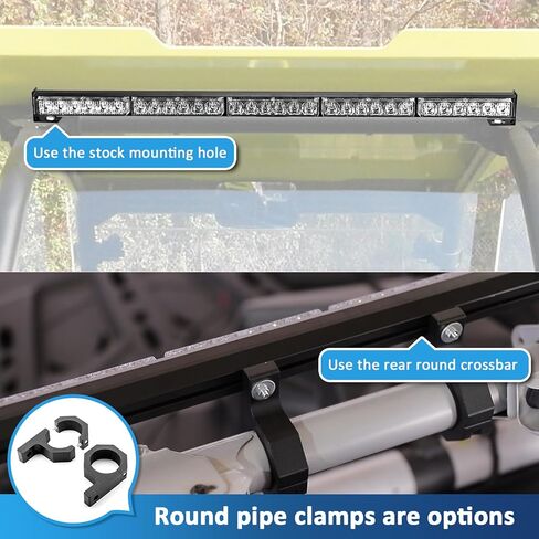 Wsays 30" LED Rear Chase Strobe Light Bar Multi-Function Offroad Light Bar w/Brake Reverse Cargo Turn Signal Light Compatible with UTV ATV Polaris RZR Maverick X3 KRX1000 Talon Yxz Wildcat in Saudi Arabia