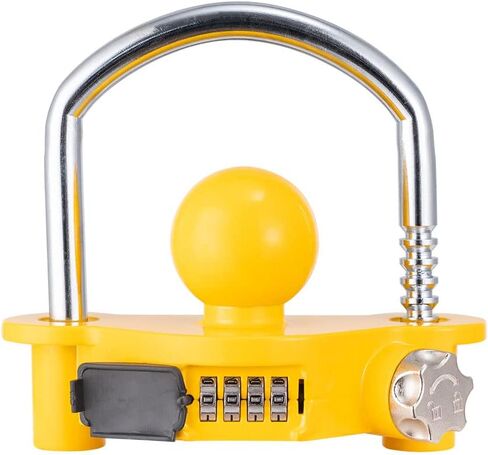 HonesaLoc Trailer Hitch Locks U-Shape Universal Adjustable Storage Security Heavy Duty Patent Design Trailer Coupler Lock with Combination Lock in Saudi Arabia