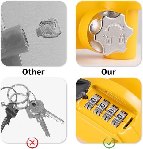 HonesaLoc Trailer Hitch Locks U-Shape Universal Adjustable Storage Security Heavy Duty Patent Design Trailer Coupler Lock with Combination Lock in Saudi Arabia