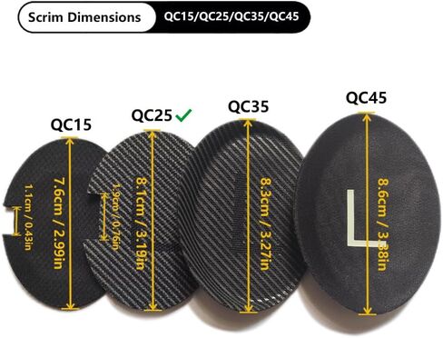 Replacement EarPads Cushions for Bose QuietComfort QC25, Compatible with QC2 QC15 QC35 QC45 QCSE SoundLink/SoundTrue Around-Ear II AE2, Faux Leather (QC25-Blue+Black-FauxLeather) in Saudi Arabia