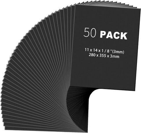 Frienda 50 Pack Foam Boards Core Backing Board 1/8 Inch Thickness Foam Poster Boards for Projects Boards Presentation Board for School Crafts Office Art Projects(White,8 x 10 Inch) in Saudi Arabia