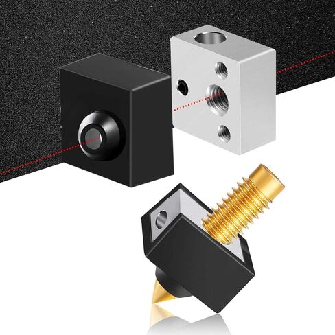 10Pieces Heater Block Silicone Cover 3D Printer Hotend Silicone Sock Heat Shield Printer Accessories for Creality Ender 3/3 Pro/3 V2, Ender 5/5 Plus/5 Pro, CR 10 Series, MK7/ 8/9 in Kuwait