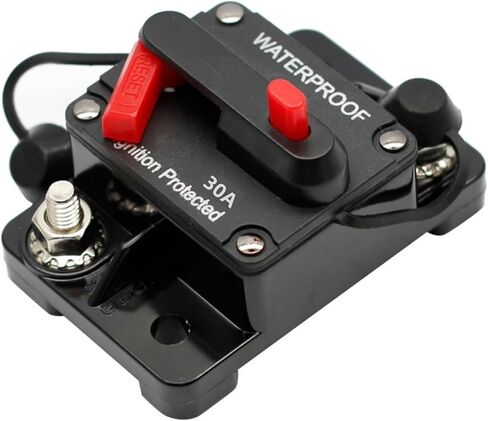 قاطع دائرة 60 أمبير للقوارب، محرك التصيد البحري، مركبات مقطورة ATV، مركبات صوت ستيريو، بطارية إلكترونية، النظام الشمسي، صمام مضمن مع مفتاح إعادة ضبط يدوي، مقاوم للماء، 12 فولت - 42 فولت تيار مستمر in Kuwait