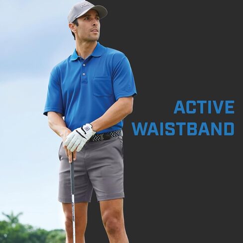 PGA TOUR Men's 7" Golf Shorts with Active Waistband in Saudi Arabia