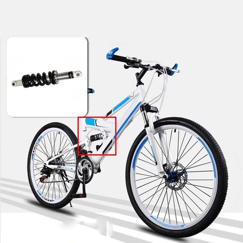 Bicycle Motorcycle,215mm/8.46in 2000LBS Rear Sprin surprise Damper Universal Fits for Moped Scooter Pit Dirt Bike 50cc 70cc 90cc 125cc 150cc 250cc Buggy Gokart (215mm/8.46in), black in Saudi Arabia
