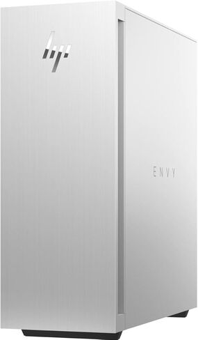 سطح المكتب HP Envy TE02-0250xt للمنزل والعمل (Intel i7-12700 12-Core، 32GB RAM، 2TB PCIe SSD، GeForce RTX 3060، Wifi، Bluetooth، HDMI، USB 3.2، USB 3.1، Win 11 Pro) تم تجديده (تجديد) in Kuwait