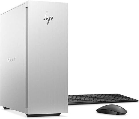 سطح المكتب HP Envy TE02-0250xt للمنزل والعمل (Intel i7-12700 12-Core، 32GB RAM، 2TB PCIe SSD، GeForce RTX 3060، Wifi، Bluetooth، HDMI، USB 3.2، USB 3.1، Win 11 Pro) تم تجديده (تجديد) in Kuwait
