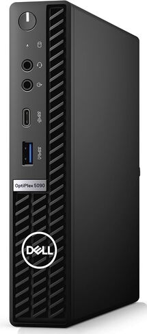 كمبيوتر مكتبي صغير للأعمال Dell Optiplex 5090 MFF (Intel i5-11500T، ذاكرة الوصول العشوائي 16 جيجابايت، 256 جيجابايت SATA SSD، Intel UHD 750، WiFi 6، بلوتوث 5.2، RJ-45، منفذ عرض 2X، ويندوز 10 برو) in Kuwait
