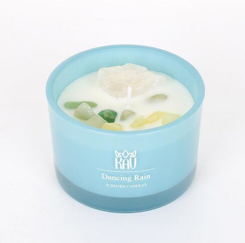 Scented Candles 85g – KAV Smooth Sensation Home Decor Natural Aromatherapy Premium Scent Candle for Home Women Men, Soy Wax and Essential Oils (Fresh Linen) in Saudi Arabia